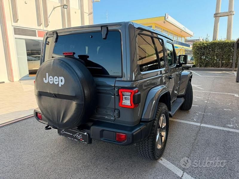 Usata Jeep Wrangler Sahara 200 CV (147 kW) 2019 Grigio SUV