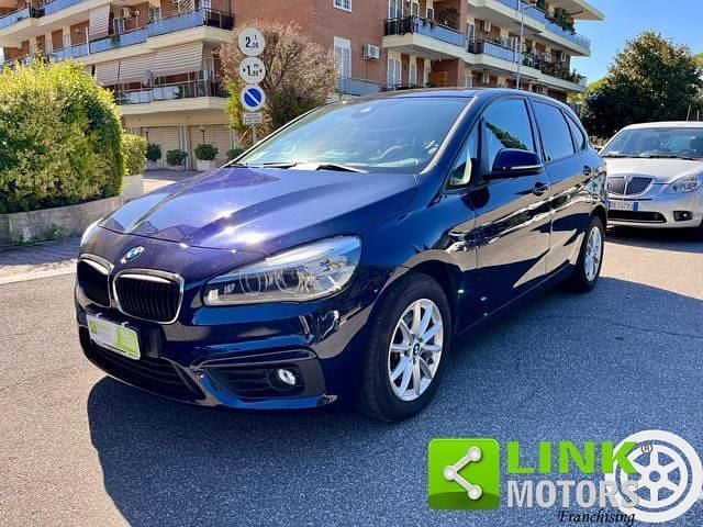 Usata BMW 218 Active Tourer Advantage 150 CV (110 kW) 2015 Blu Monovolume