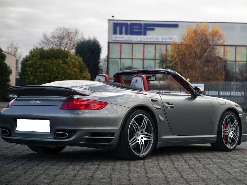 Usata Porsche 997 Turbo 480 CV (353 kW) 2008 Grigio Cabrio