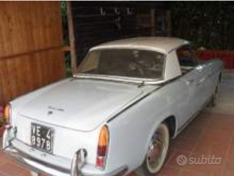 Usata Fiat 1200 1960 Blu Cabrio