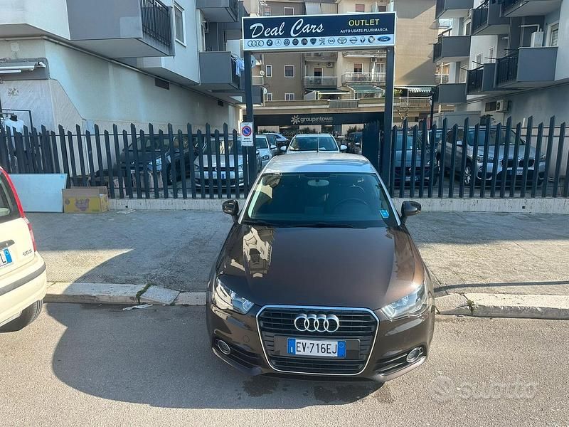 Usata Audi A1 S-Line 90 CV (66 kW) 2014 Marrone Utilitaria