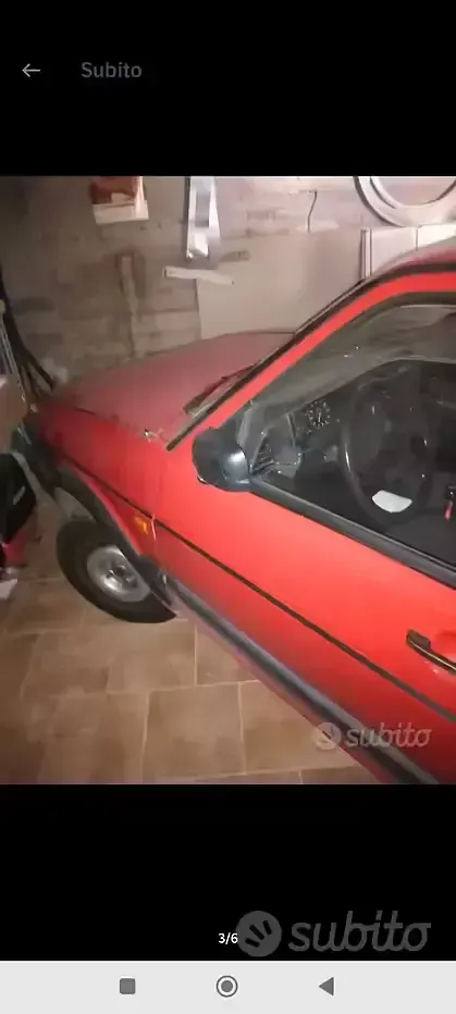 Usata VW Golf II 54 CV (39 kW) 1989 Rosso Utilitaria