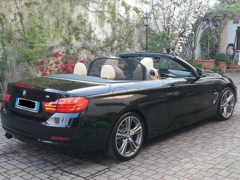 Usata BMW 428 Sport Line 245 CV (180 kW) 2014 Nero Cabrio