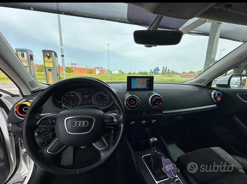 Usata Audi A3 110 CV (80 kW) 2016 Bianco Berlina