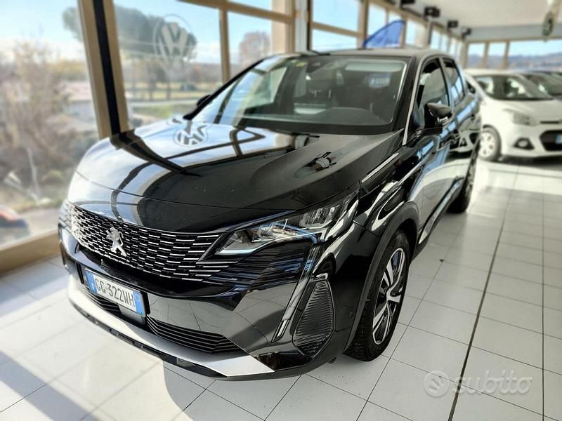 Nero Usata 2021 Peugeot 3008 Allure Station wagon | 15.900 € (Ottimo prezzo) - Immagine 1/4
