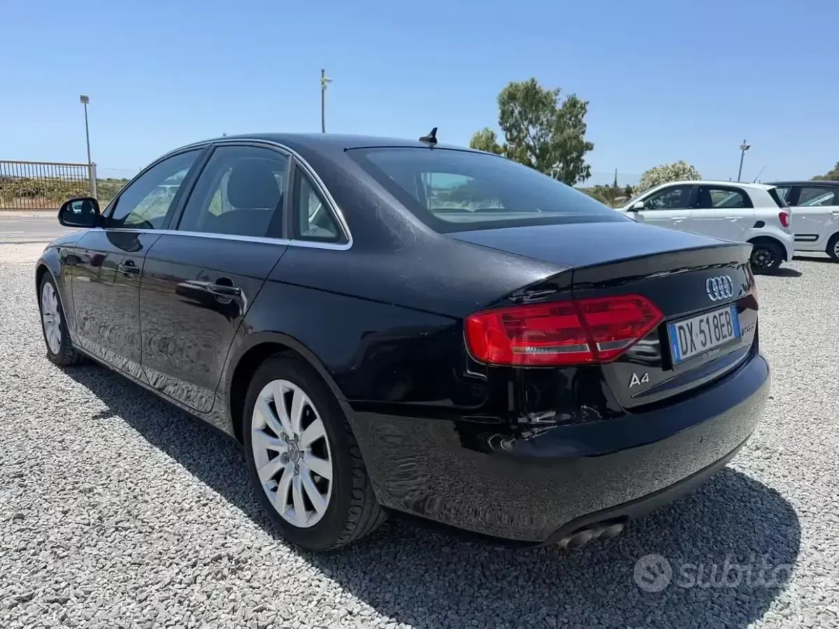 Usata Audi A4 143 CV (105 kW) 2009 Nero Berlina