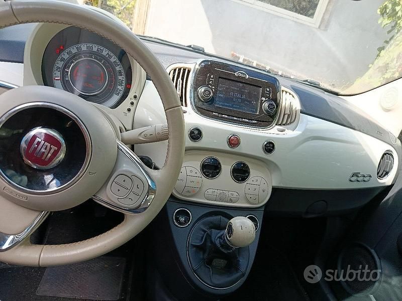 Usata Fiat 500 Lounge 2014 Bianco Berlina