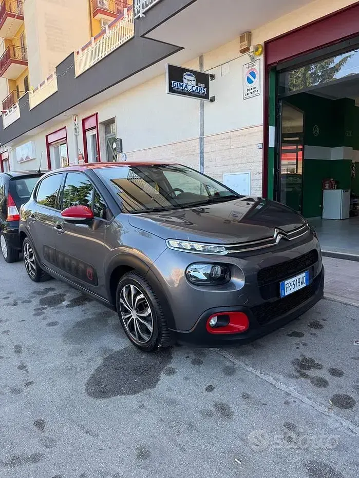Usata Citroën C3 Shine 75 CV (55 kW) 2018 Grigio Utilitaria