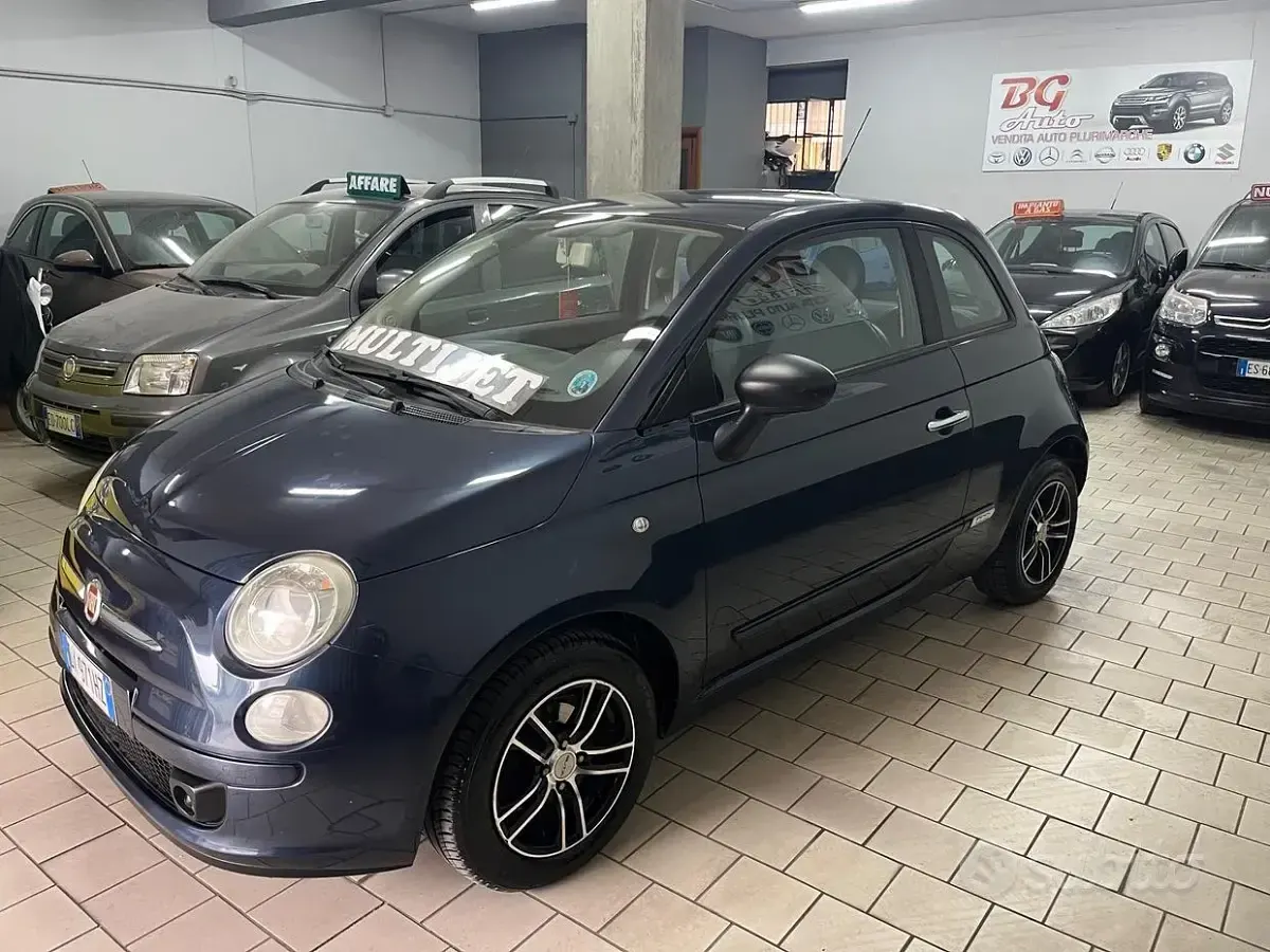 Usata Fiat 500 Sport 75 CV (55 kW) 2009 Blu Cabrio