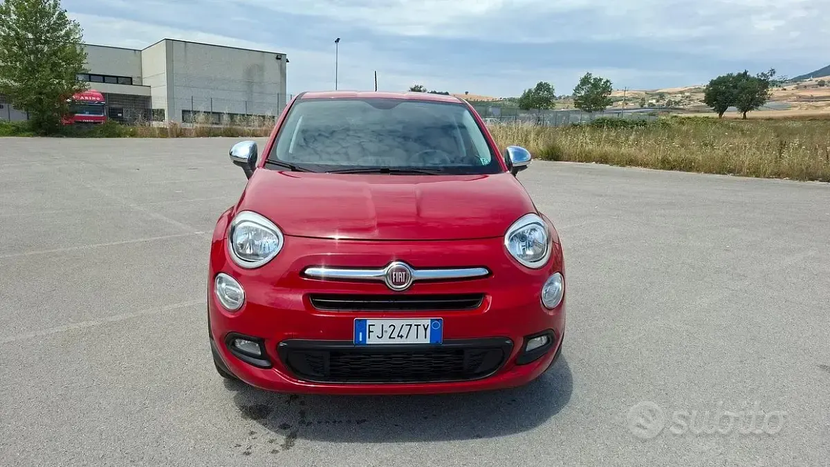 Usata Fiat 500X S 95 CV (69 kW) 2017 Rosso SUV