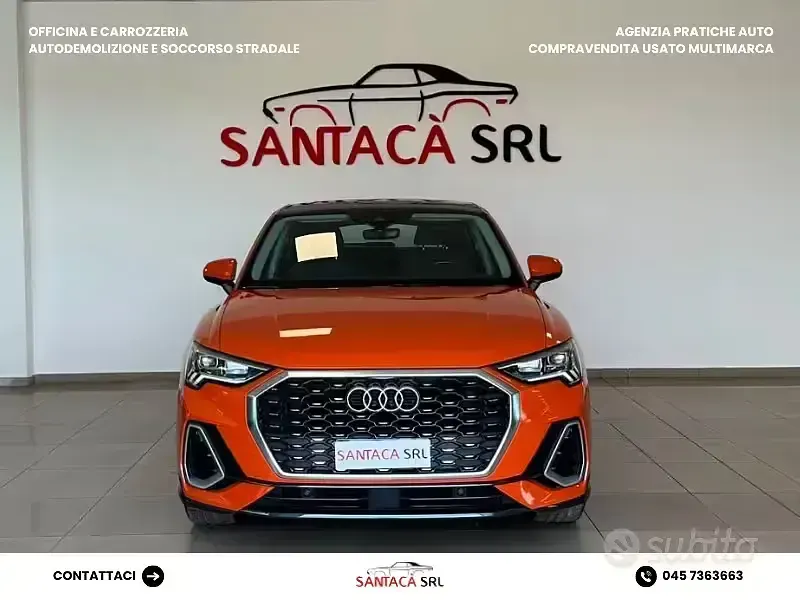 Usata Audi Q3 Sportback S-Line 150 CV (110 kW) 2021 Arancione SUV