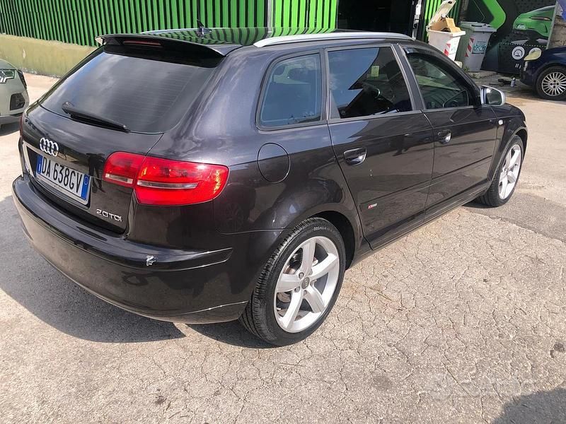 Usata Audi A3 Attraction 140 CV (102 kW) 2005 Nero Utilitaria