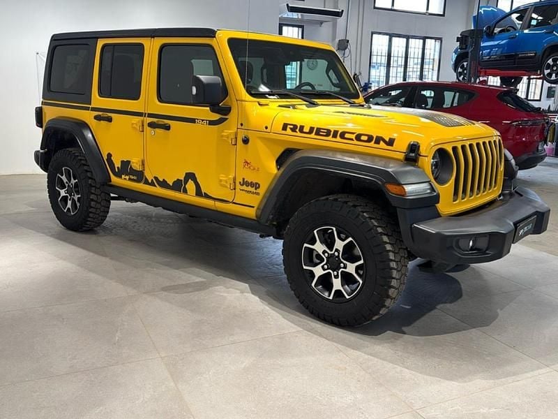 Usata Jeep Wrangler Rubicon 200 CV (147 kW) 2020 Giallo SUV