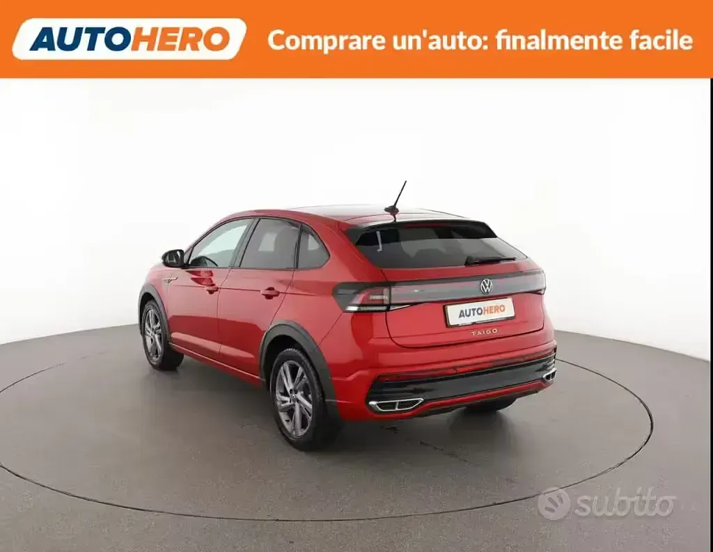 Usata VW Taigo R-line 110 CV (80 kW) 2023 Rosso SUV