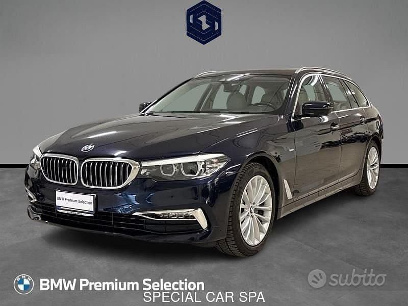 Usata BMW 520 Luxury Line 190 CV (139 kW) 2018 Blu Station wagon