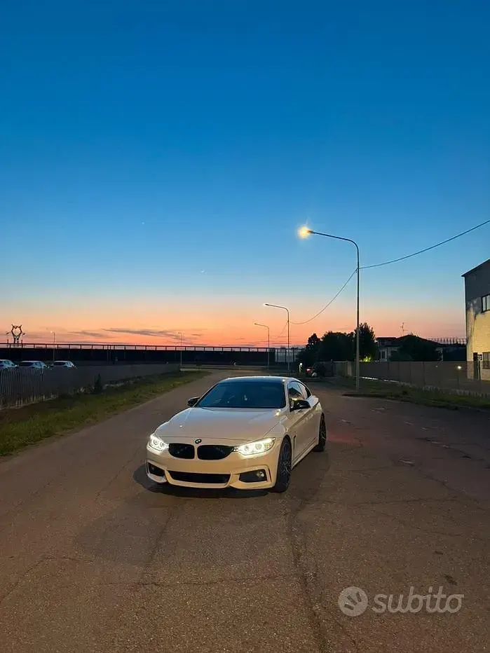 Usata BMW 420 Coupé M Sport 184 CV (135 kW) 2014 Bianco Coupé