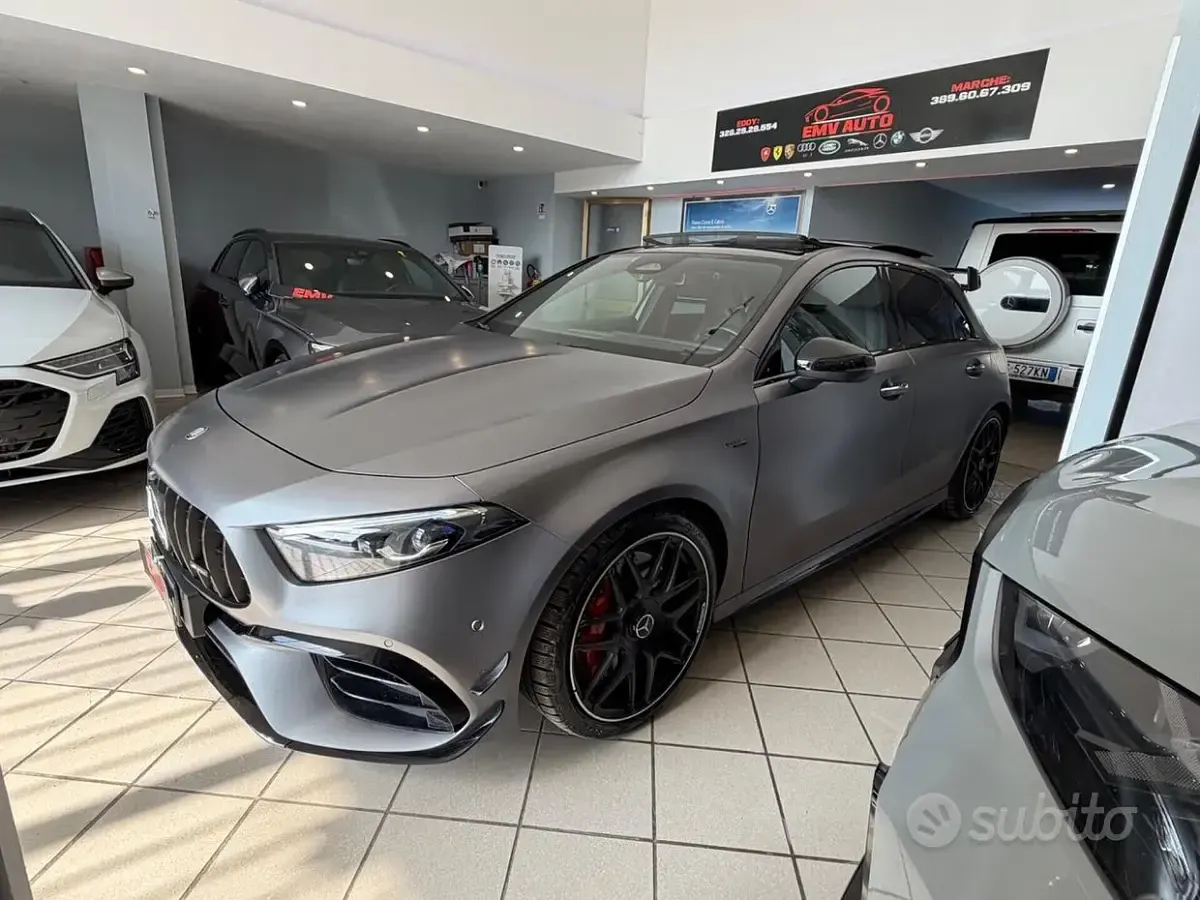 Usata Mercedes A45 AMG Premium Plus 421 CV (309 kW) 2024 Grigio Utilitaria