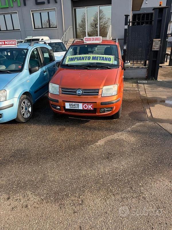Usata Fiat Panda Dynamic 54 CV (39 kW) 2005 Arancione Utilitaria