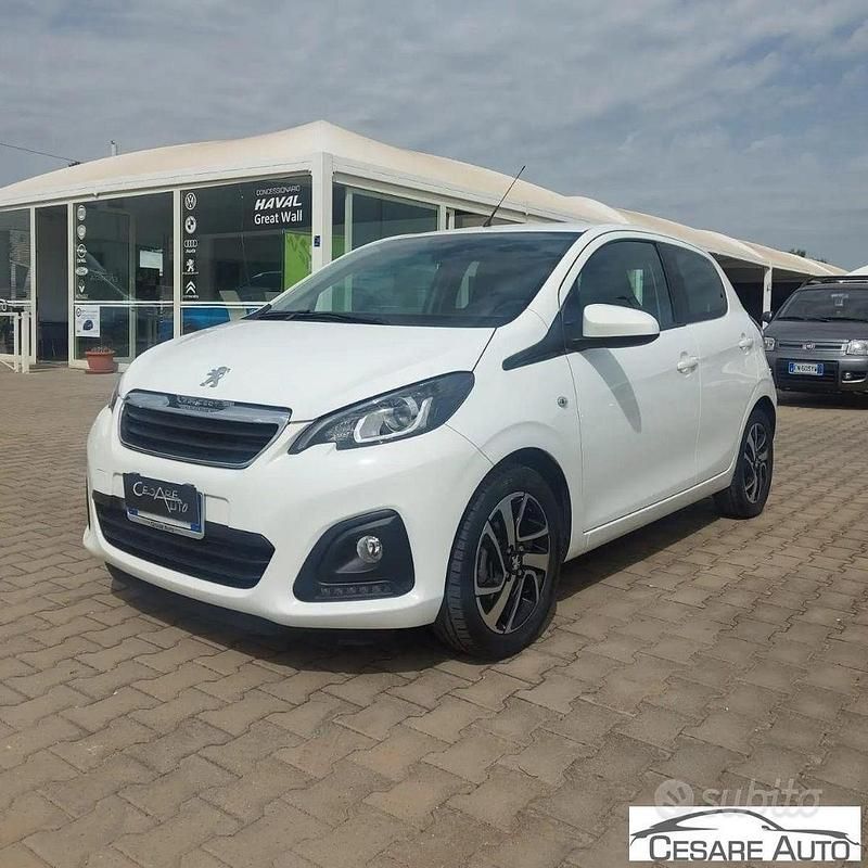Usata Peugeot 108 Active Top 2020 Bianco Berlina