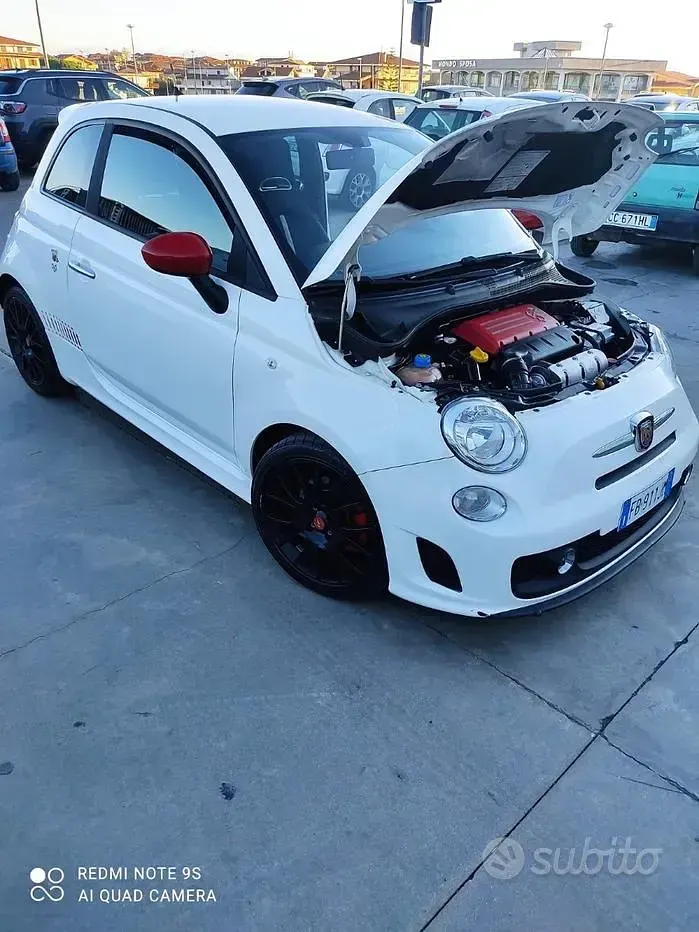 Usata Abarth 500 160 CV (117 kW) 2015 Bianco Utilitaria