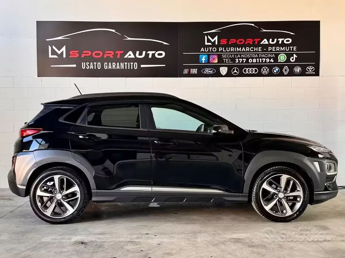 Usata Hyundai Kona 120 CV (88 kW) 2019 Nero SUV