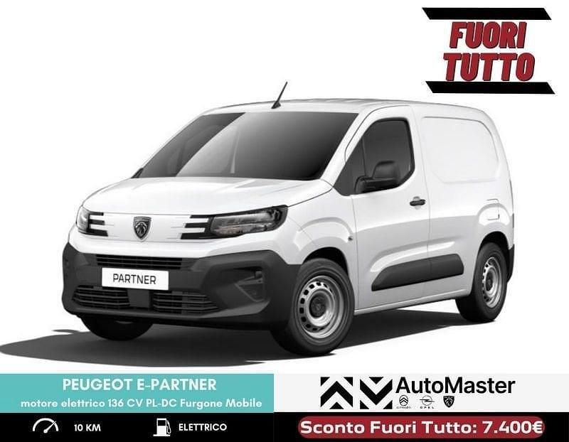 Nuova Peugeot E-Partner 61 kW (84 CV) 2025 Bianco Monovolume