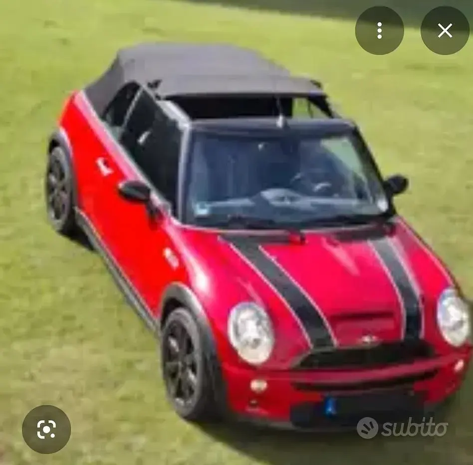 Usata Mini One Cabriolet 90 CV (66 kW) 2005 Rosso Cabrio