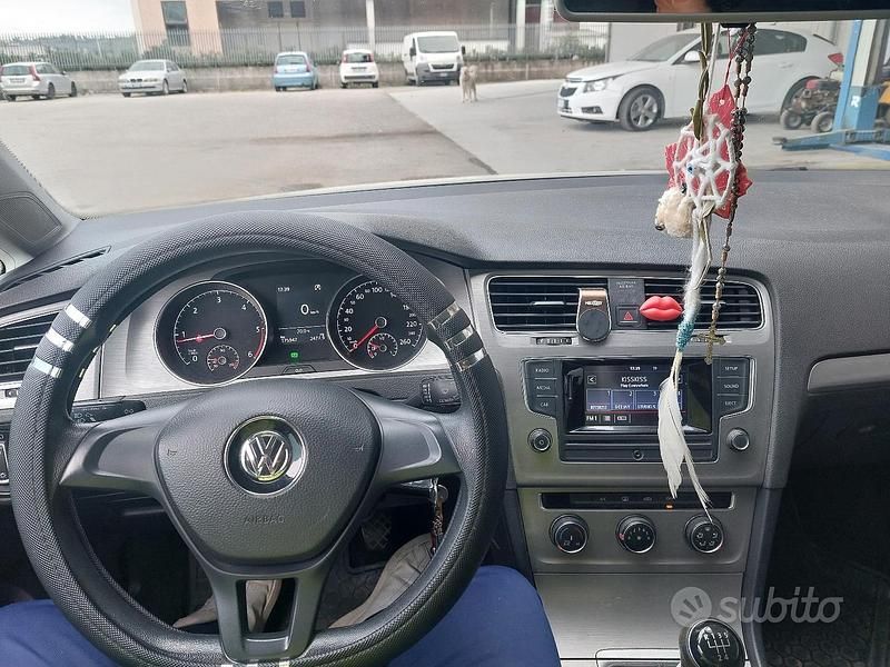 Usata VW Golf VII 110 CV (80 kW) 2015 Bianco Berlina
