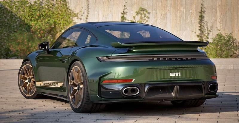 Nuova Porsche 911 Turbo S 711 CV (522 kW) 2025 Oak green metallic Coupé