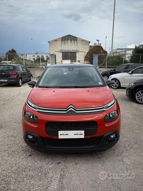 Usata Citroën C3 PureTech 82 CV (60 kW) 2017 Nero Berlina