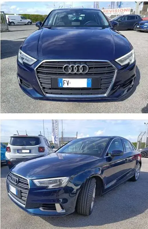 Usata Audi A3 Sport 110 CV (80 kW) 2017 Blu/azzurro Berlina