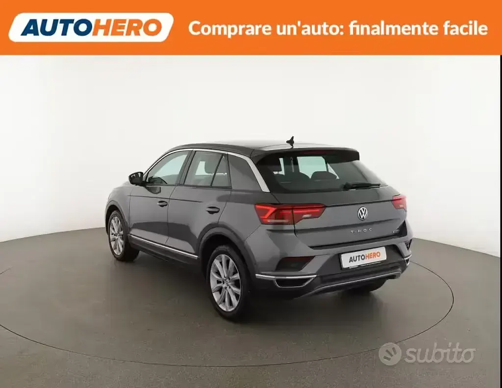 Usata VW T-Roc Advance 150 CV (110 kW) 2018 Grigio SUV