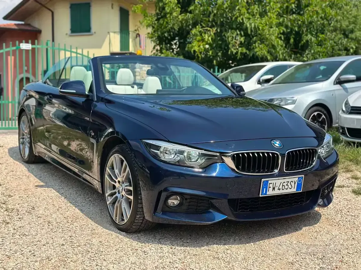 Usata BMW 440 Cabriolet M Sport 326 CV (239 kW) 2019 Blu Cabrio