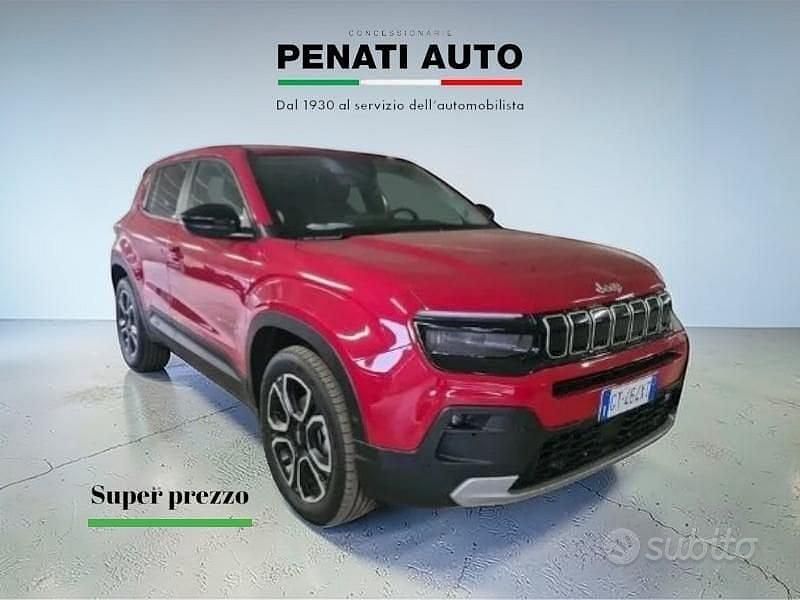 Usata Jeep Avenger Summit 101 CV (74 kW) 2024 Rosso SUV
