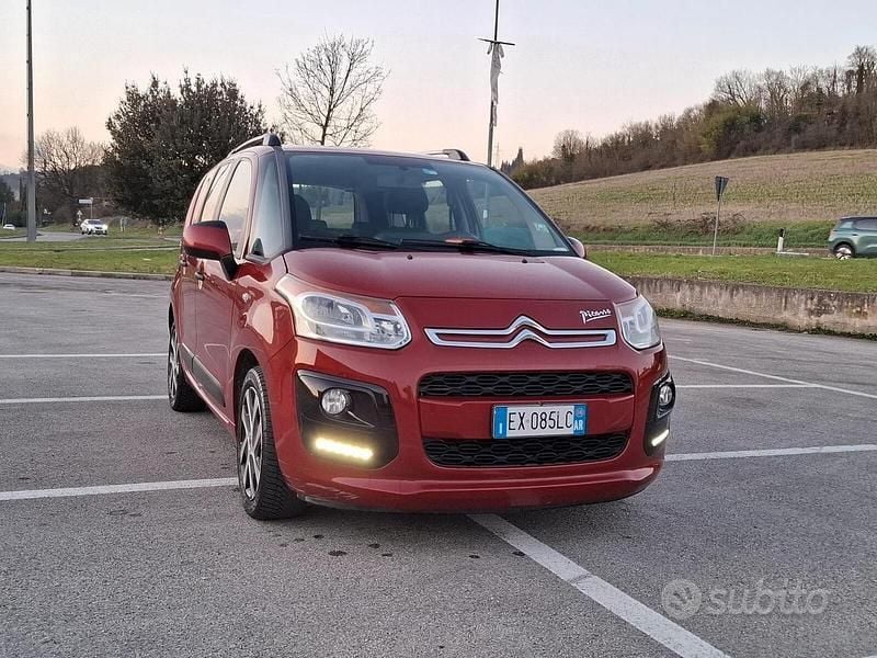 Usata Citroën C3 Picasso Seduction 95 CV (69 kW) 2014 Rosso Monovolume