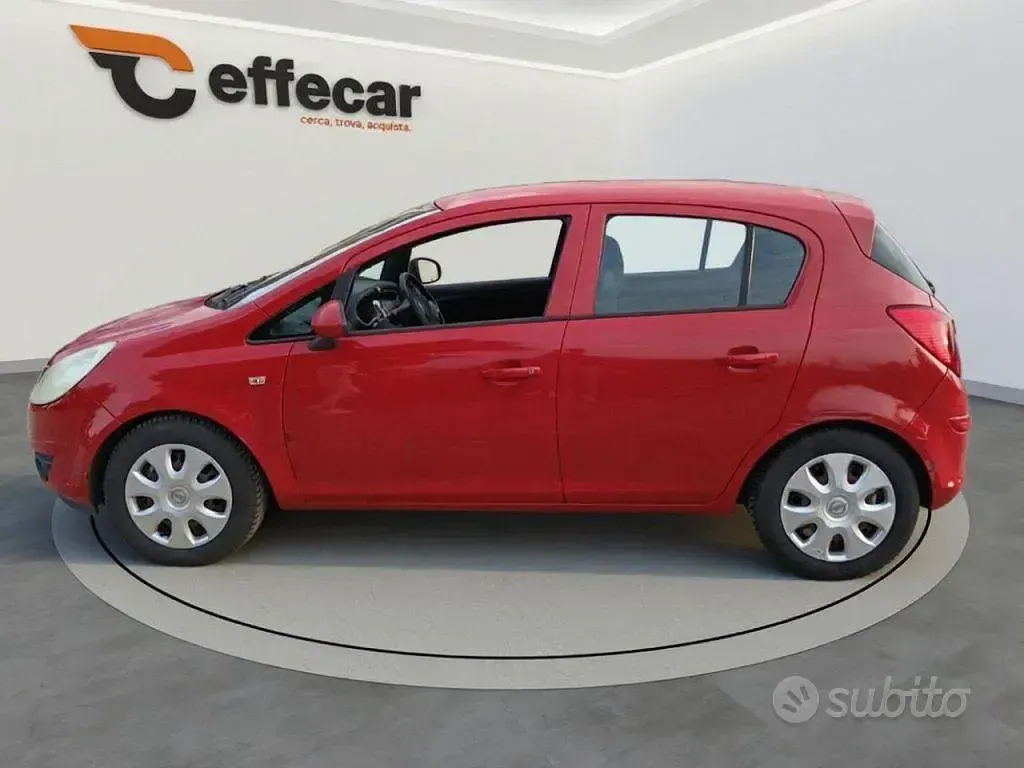 Usata Opel Corsa Enjoy 60 CV (44 kW) 2009 Rosso Utilitaria
