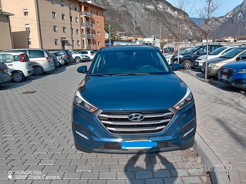 Usata Hyundai Tucson Comfort 116 CV (85 kW) 2018 Blu SUV