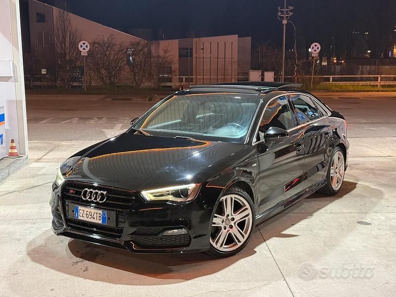 Usata Audi A3 Attraction 116 CV (85 kW) 2015 Nero Berlina