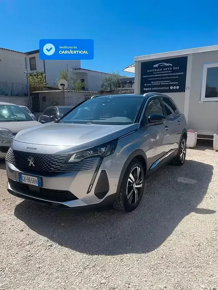 Usata Peugeot 3008 GT 131 CV (96 kW) 2022 Grigio SUV