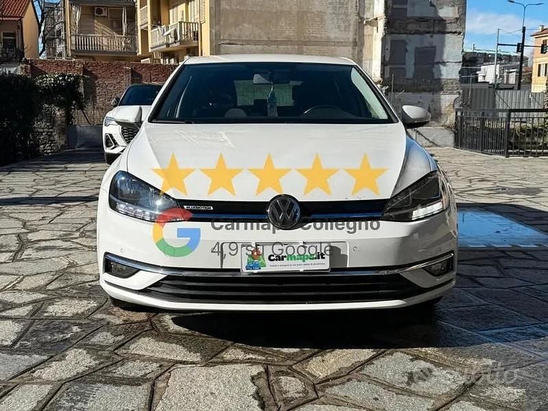 Usata VW Golf VII Business 110 CV (80 kW) 2018 Bianco Berlina