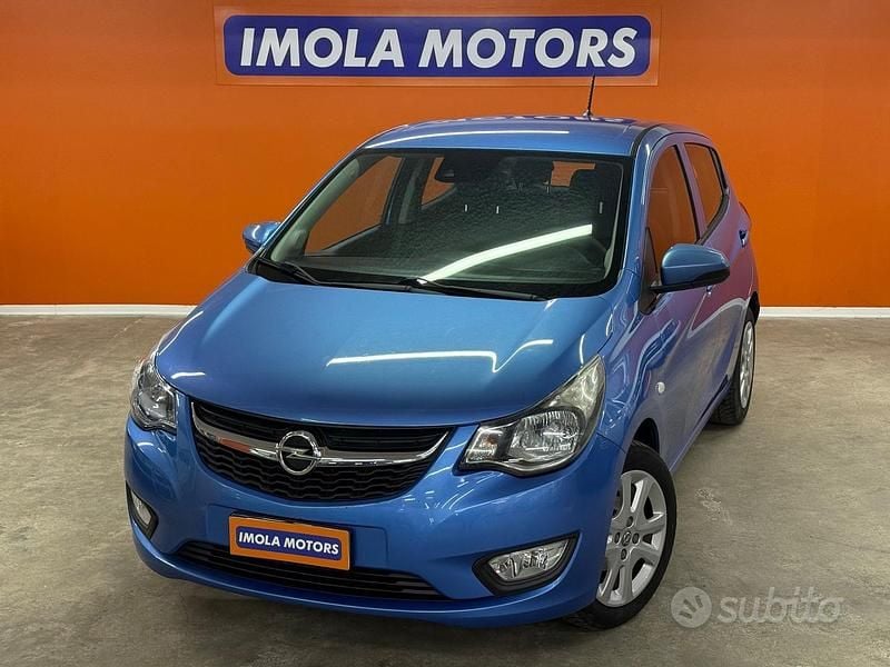Usata Opel Karl Cosmo 75 CV (55 kW) 2015 Blu Utilitaria