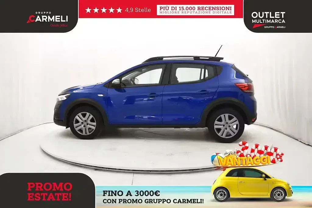 Usata Dacia Sandero Expression 101 CV (74 kW) 2023 Blu iron Berlina