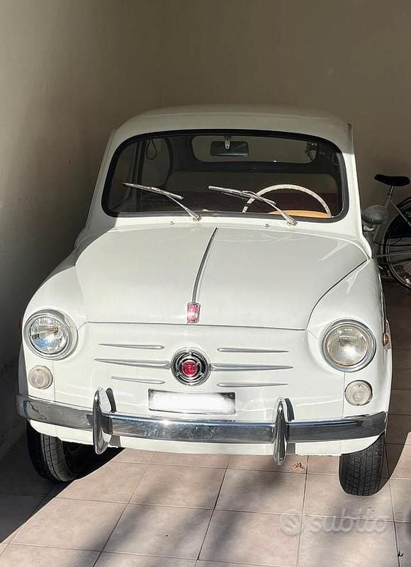 Usata Fiat 600 1960 Bianco Utilitaria