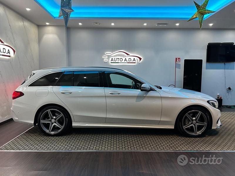 Usata Mercedes C220 Premium 170 CV (125 kW) 2016 Bianco Station wagon