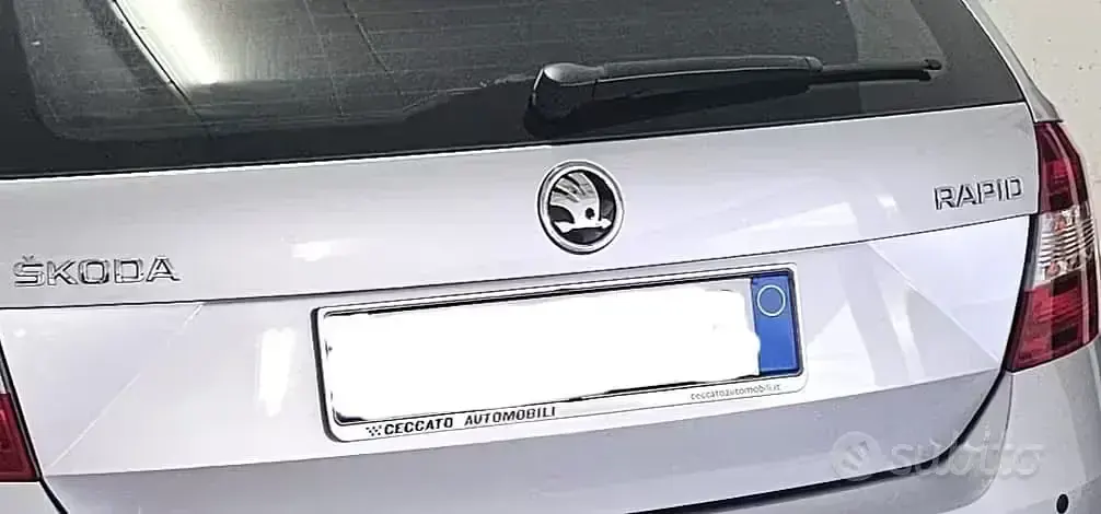 Usata Skoda Rapid 86 CV (63 kW) 2017 Grigio Utilitaria