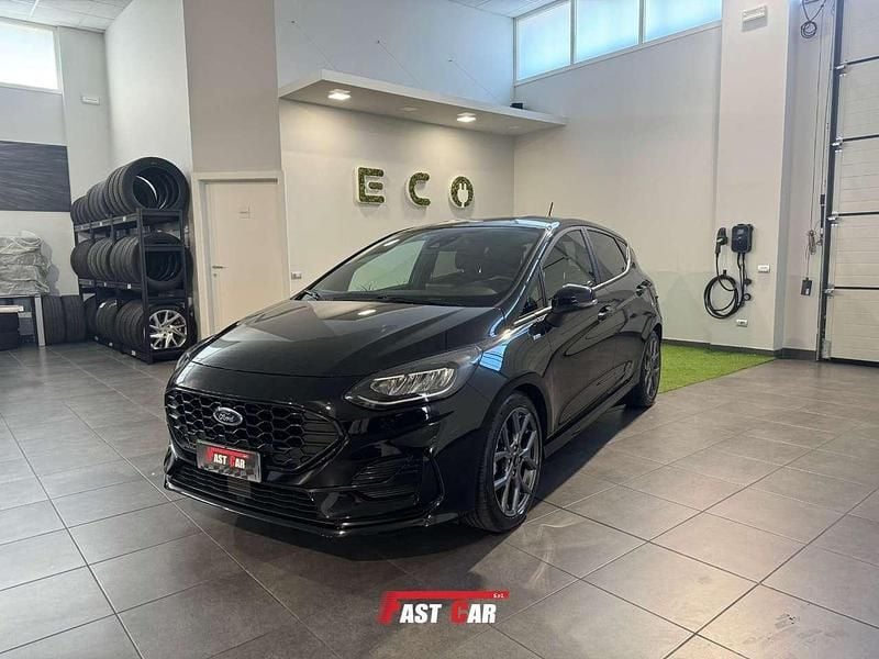 Usata Ford Fiesta ST-Line 124 CV (91 kW) 2022 Nero Utilitaria