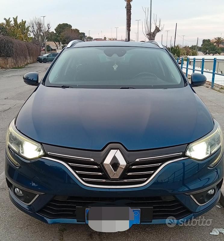 Usata Renault Mégane GT Line GT-Line 110 CV (80 kW) 2017 Blu Station wagon