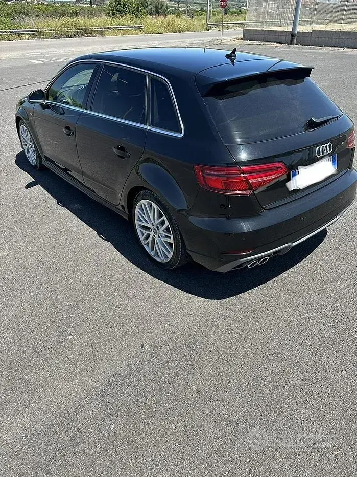 Usata Audi A3 S-Line 150 CV (110 kW) 2016 Nero Berlina