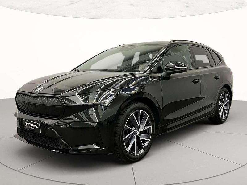Nero tulipano perlato Usata 2022 Skoda Enyaq iV SportLine SUV | 27.400 € (Cara) - Immagine 1/4