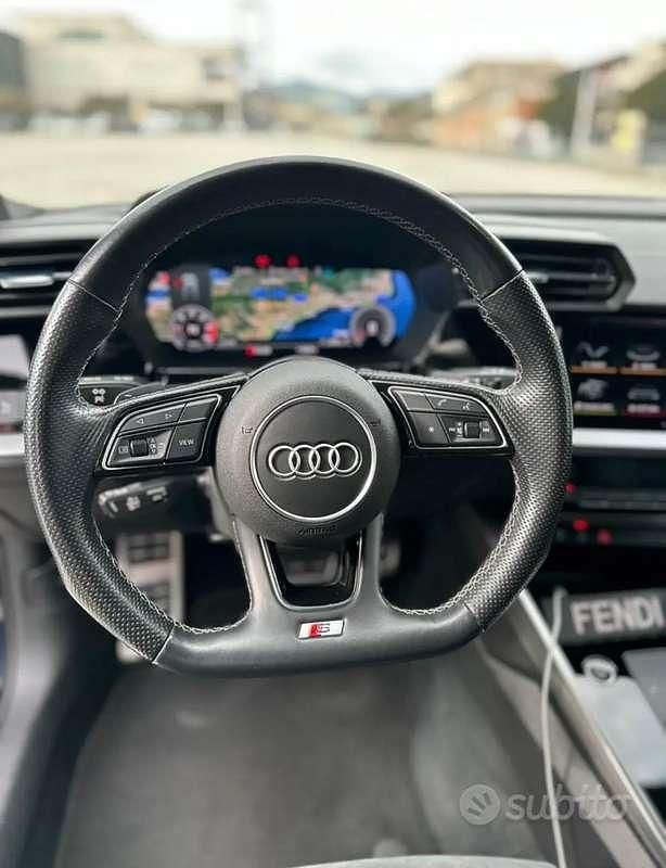 Usata Audi A3 S-Line 150 CV (110 kW) 2021 Blu/azzurro Berlina